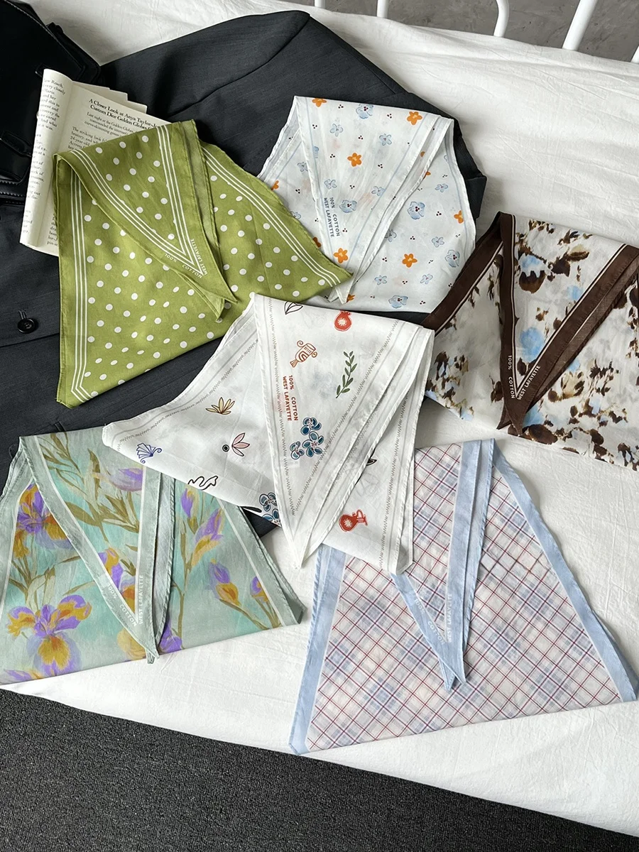lenco-feminino-estilo-coreano-elegante-branco-floral-com-diamantes-versatil-de-alta-qualidade-para-pescoco-e-cintura-marca-cow-simples