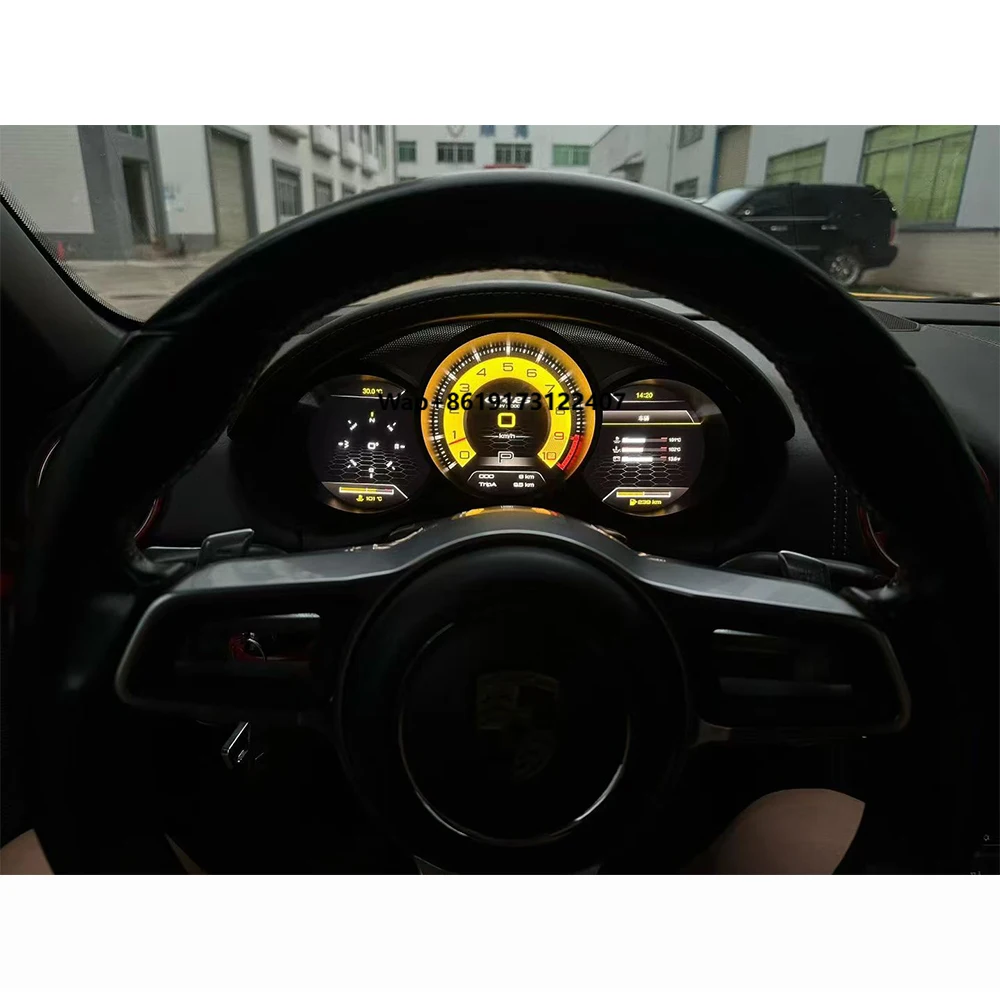 New Digital Dashboard for 3.4+4+3.4 987/987C  2005-2012 IPS Screen Built-in ar Speedometer
