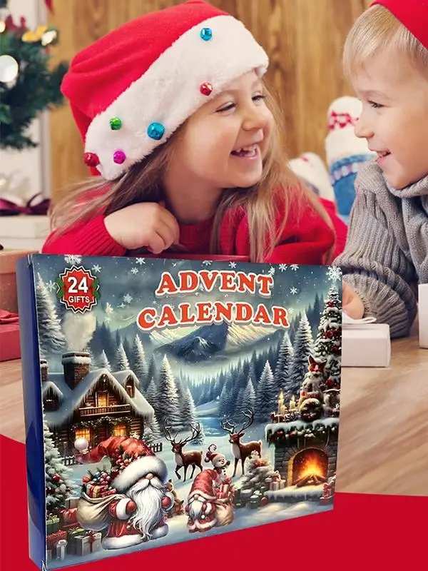 Christmas Advent Calendar 2024 24 Days Gnome Figures Advent Calendar Gnome Advent Calendar Decorations Countdown Calendar For