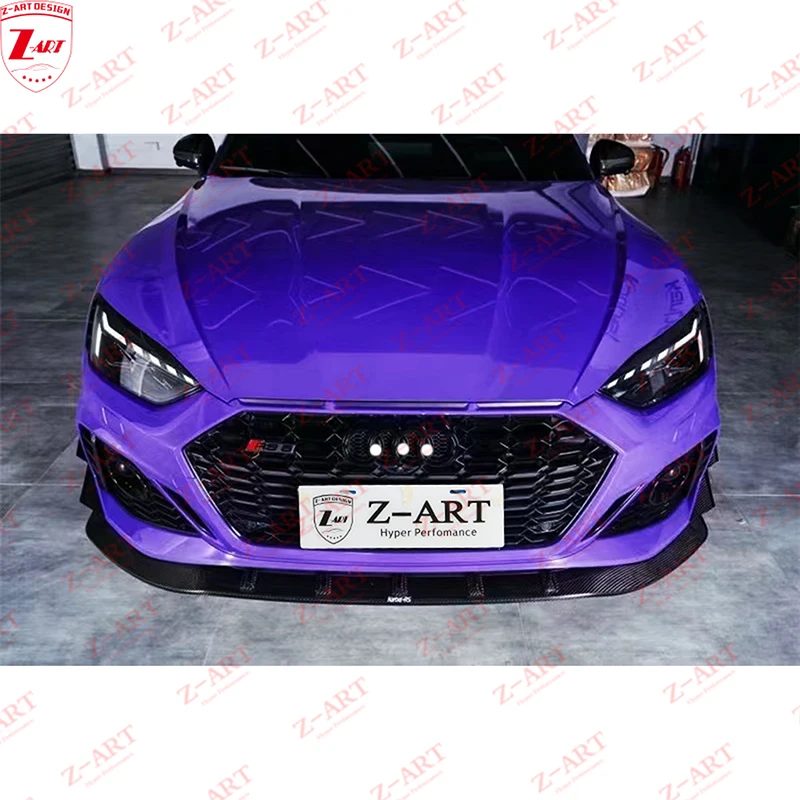 Z-ART Facelift RS5 Dry Carbon Fiber Aerokit for 2020+ AUDI RS5 Dry Carbon Fiber Body Kit for RS5 B9