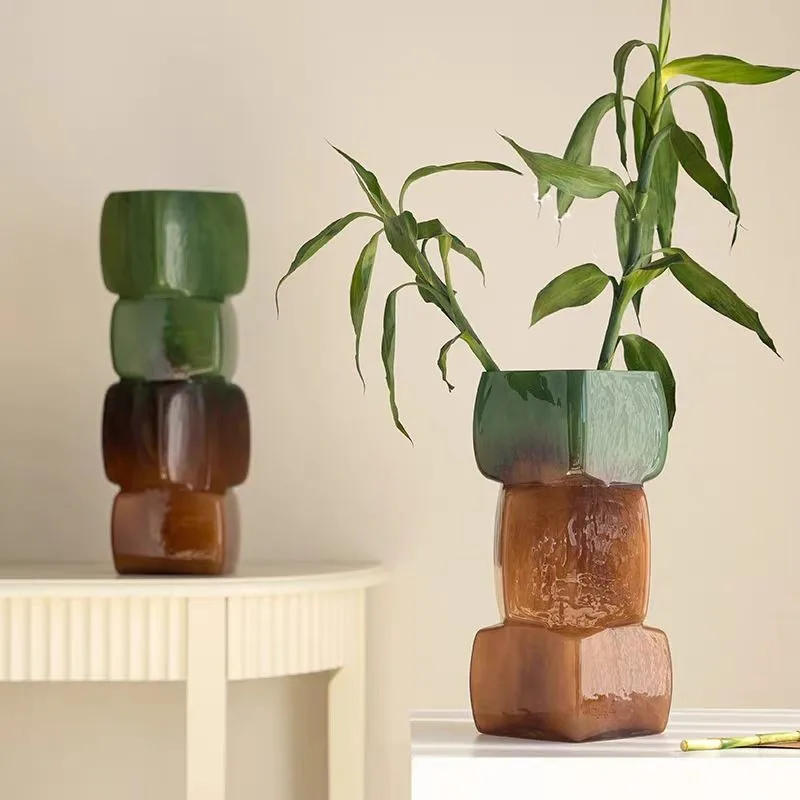 New Medieval Vase High-value Restaurant Vases High-end Decoration Ornament Decoration Maison Jarrones Room Decor Flower Pot