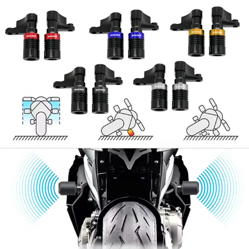 For SUZUKI GSX-R1000 GSXR1000 2017-2025 Motorcycle Frame Sliders Crash Protector Falling Protection Frame Sliders Crash Falling