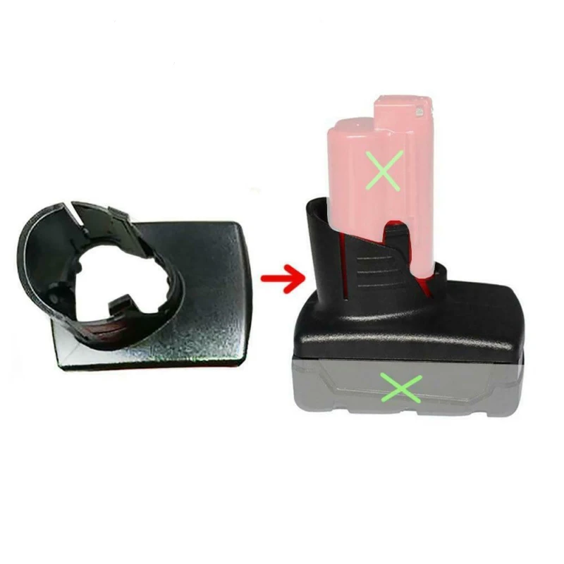 Parti della scatola della cassa di plastica della batteria 1/2/5Pcs 12V (nessuna cella della batteria) per l'alloggiamento del guscio della batteria agli ioni di litio Milwaukee 12V 48-11-2411