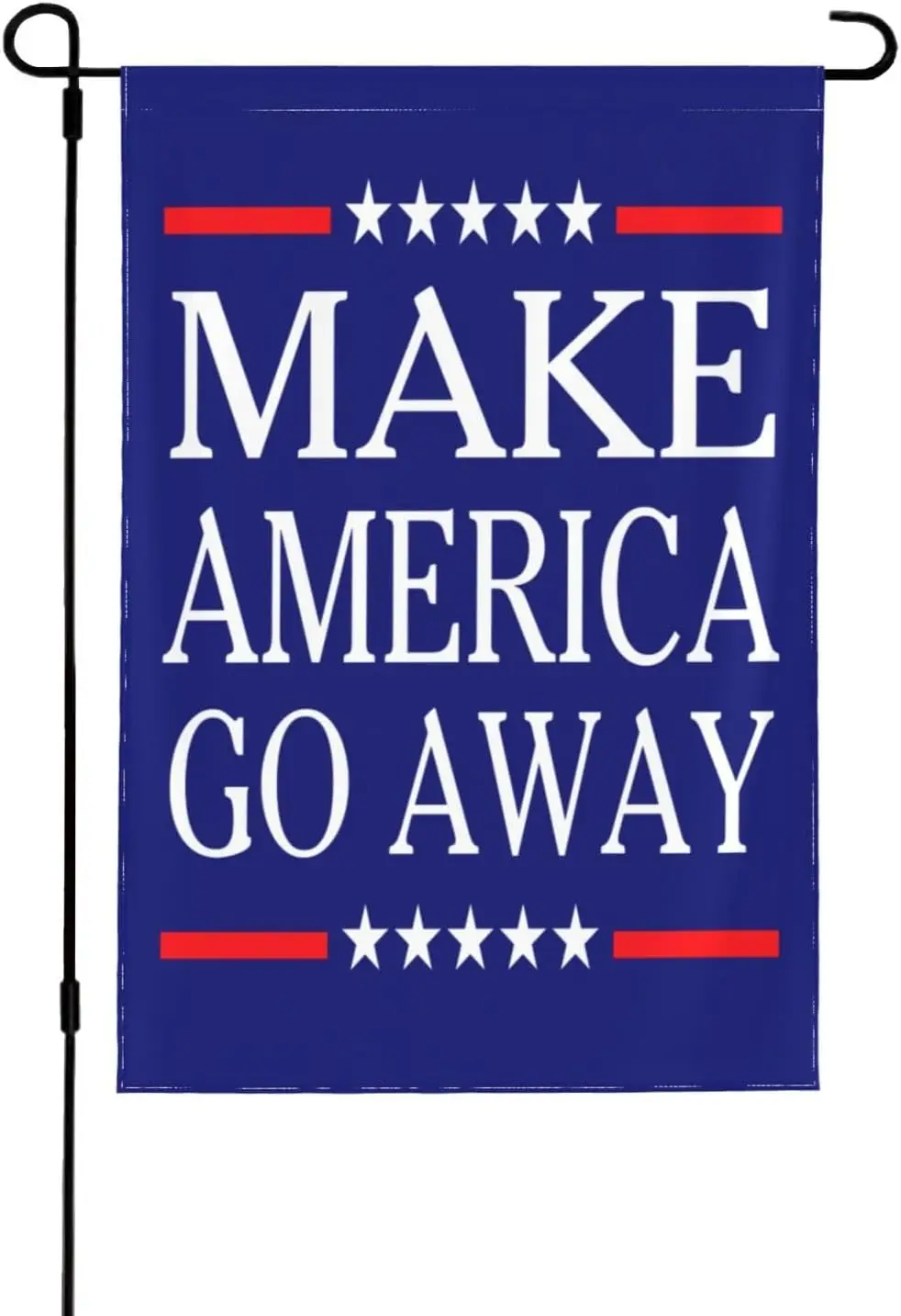 Make America Go Away أعلام للخارج، ديكور الفناء، علم الحديقة مزدوج الجوانب MME
