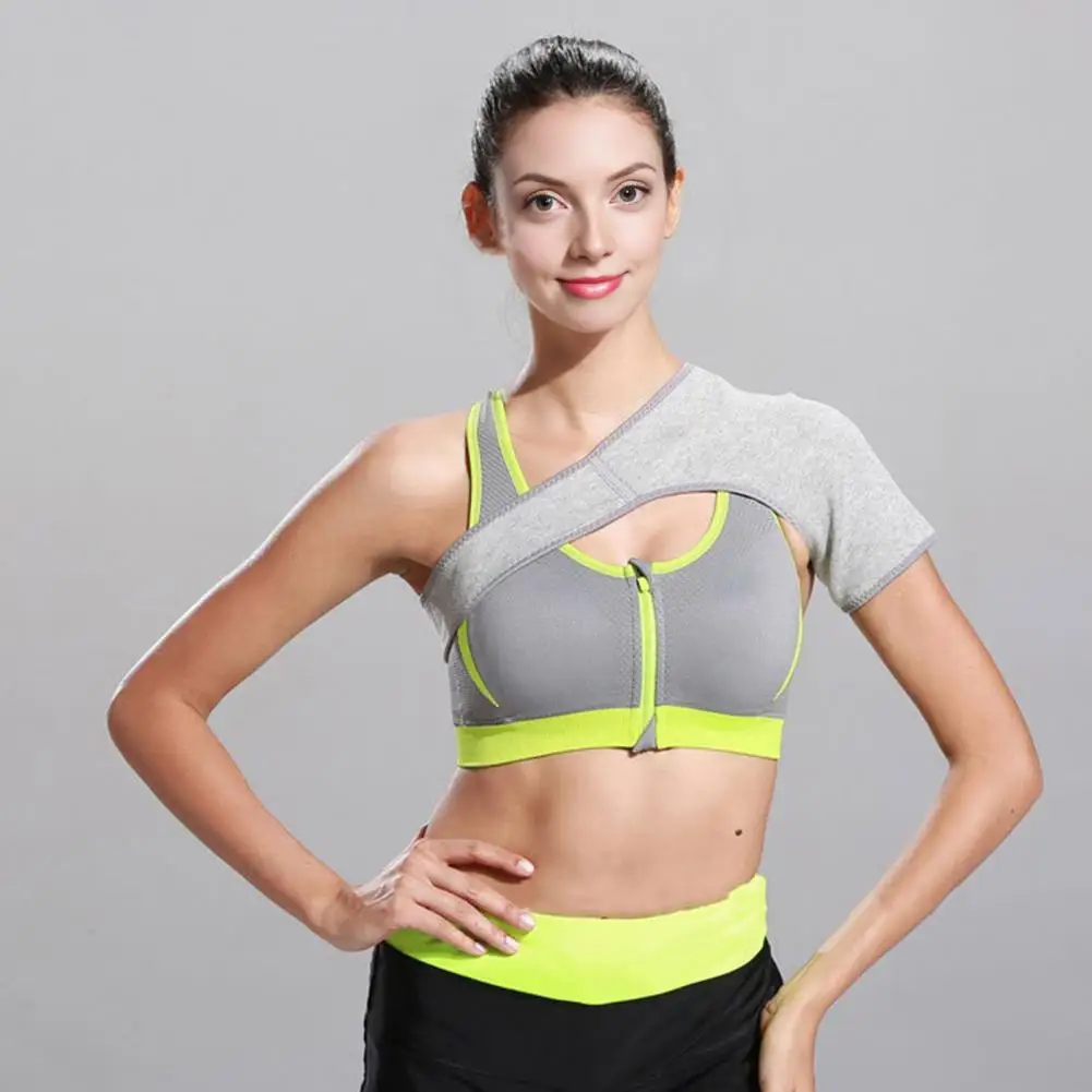 Adjustable Shoulder Brace Breathable Injury Recovery Rotator Cuff Shoulder Support Pain Relief Unisex Shoulder Compression Strap