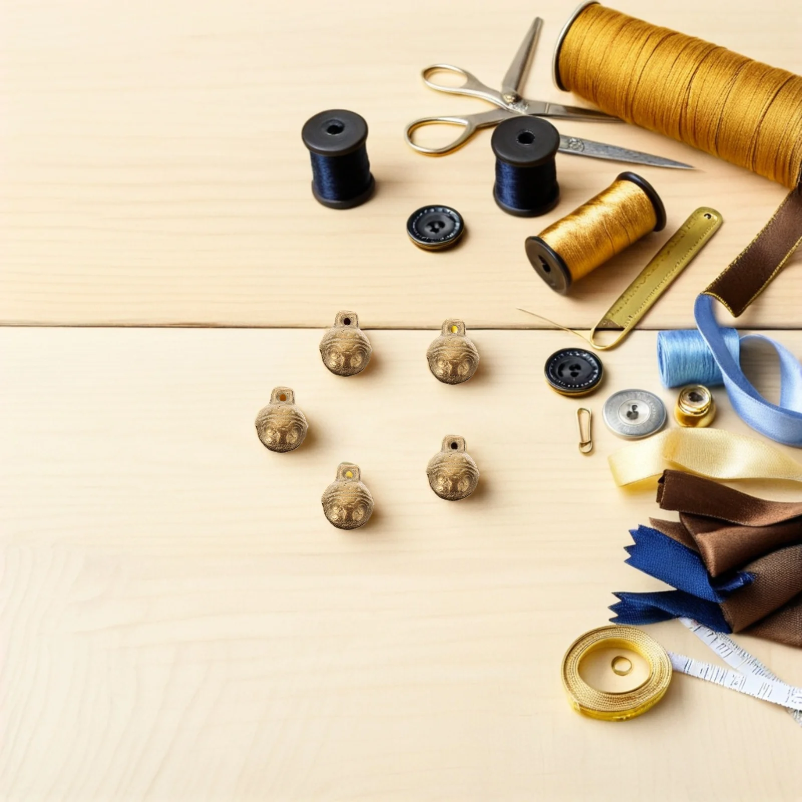 

40 шт., ретро медные колокольчики, уникальные подвески в виде головы тигра, подвески для самостоятельного изготовления ювелирных изделий, аксессуары для ошейника для домашних животных, домашний праздник