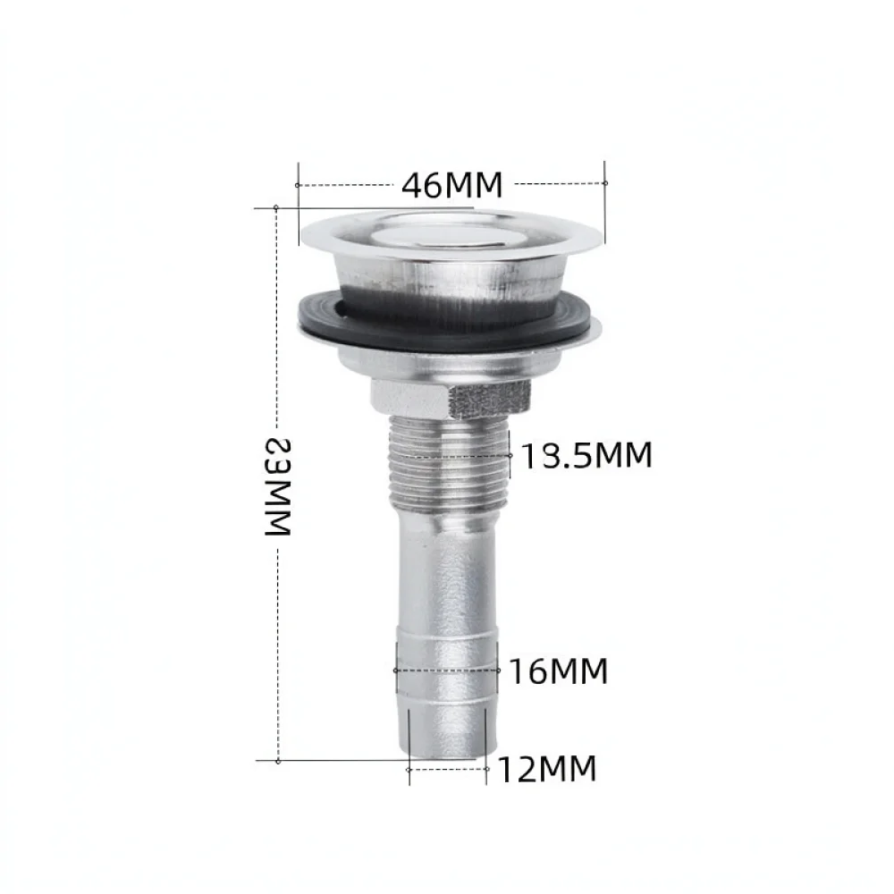 Stainless Steel 316 16mm Air Vent Marine Hardware Exhaust Outlet Ventilation Fitting For Yacht Boat Deck Fittings