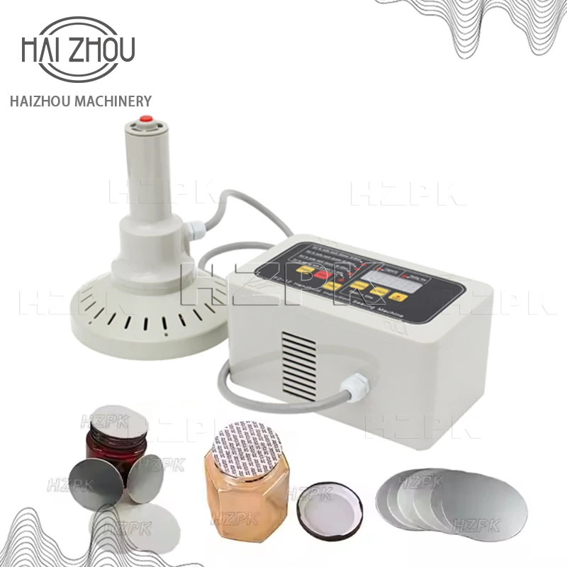HZPK 20–120mm Handheld Induction Sealing Machine Aluminum Foil Cap Sealer for Plastic Glass Bottles Packaging F2-12