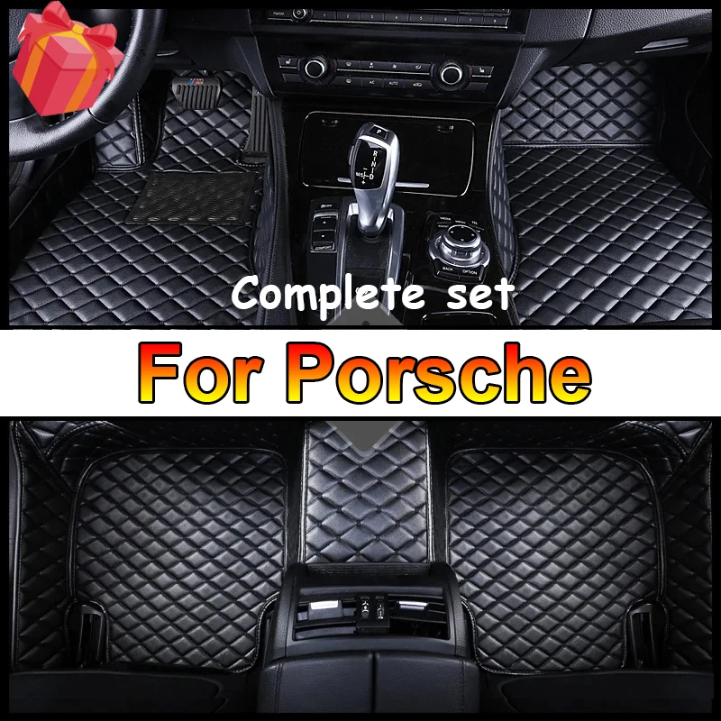 

Custom Car Floor Mat for Porsche Panamera 4 Seat 5 Seat 2017-2023 2014-2016 Interior Accessories Artificial Leather