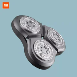 XIAOMI-substituição lâmina lâmina cabeça para barbeador elétrico, Mijia S300, S500, S500C lâminas de aço, barba aparador cabeça, original