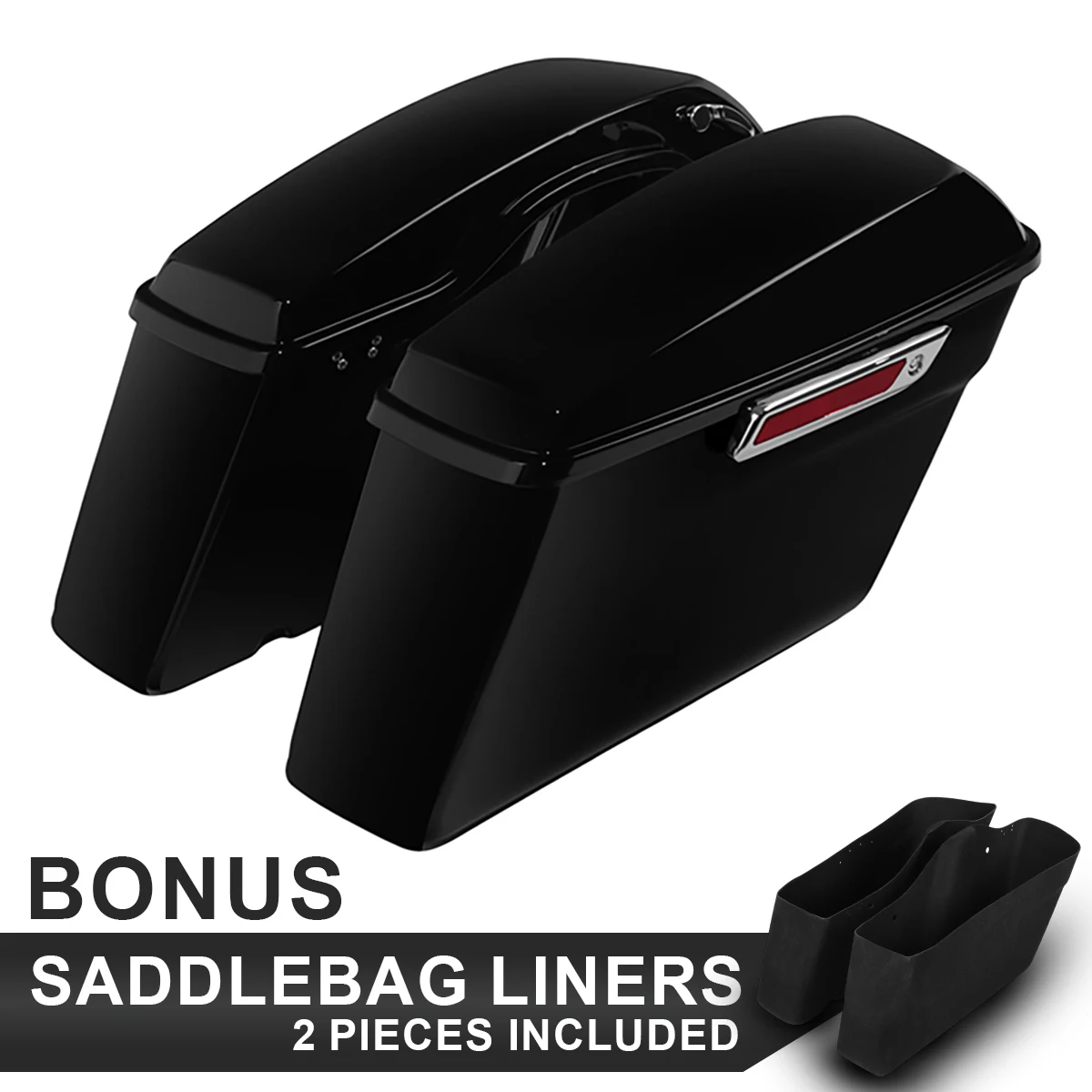 For Harley Touring Saddlebags 2014-2023 Hard Saddlebag FLHX FLHXS FLTRX FLTRXS FLHTK FLHR Street Glide Road King Electra Glide