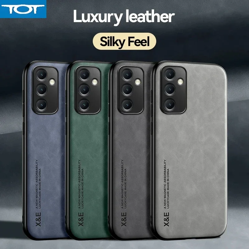

Luxury Leather Case for Samsung Galaxy A54 5G Magnetic Sheepskin Protective Phone Fundas for Samsung GalaxyA54 5G Cover Coque