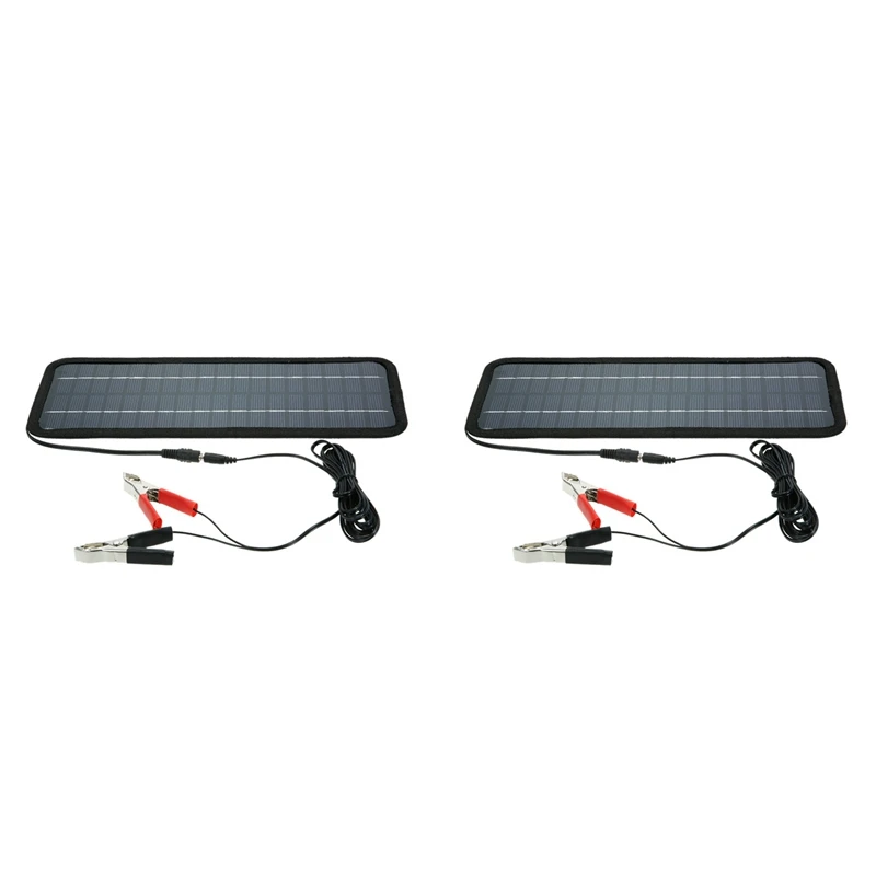 

2X 12V 4.5W Portable Solar Panel Power Car Universal Boat Battery Charger Backup Outdoor For Car Automobile Boat