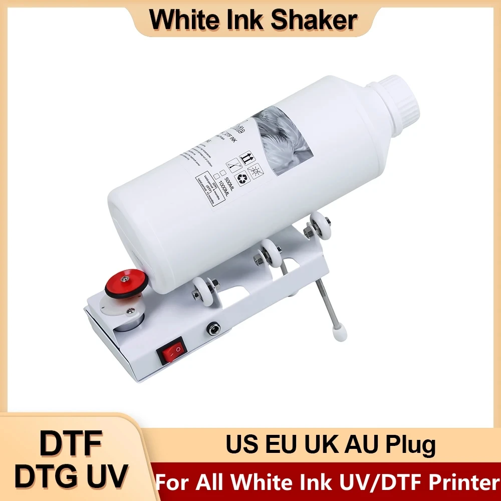 

DTF White Ink Roller Shaking Machine Prevent Ink Settling Auto White Ink Rotary Shaker for All UV DTG DTF Printers
