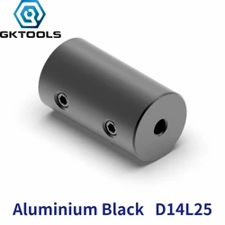 GKTOOLS D14L25 Aluminum Alloy Couplings Bore 5x5mm 5x8mm 8x8mm Black Flexible Shaft Coupler 3D Printers Stepper Motor Parts