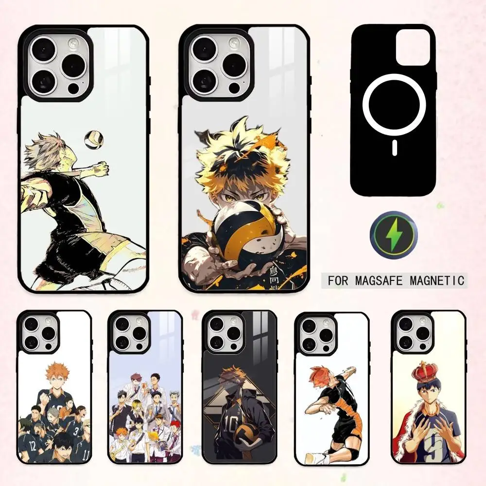 

E-Epic Volleyball Haikyuu!! Phone Case For iPhone17,16,15,14,13,12,11 Plus,Pro Max Magnetic For Magsafe Wireless Charging