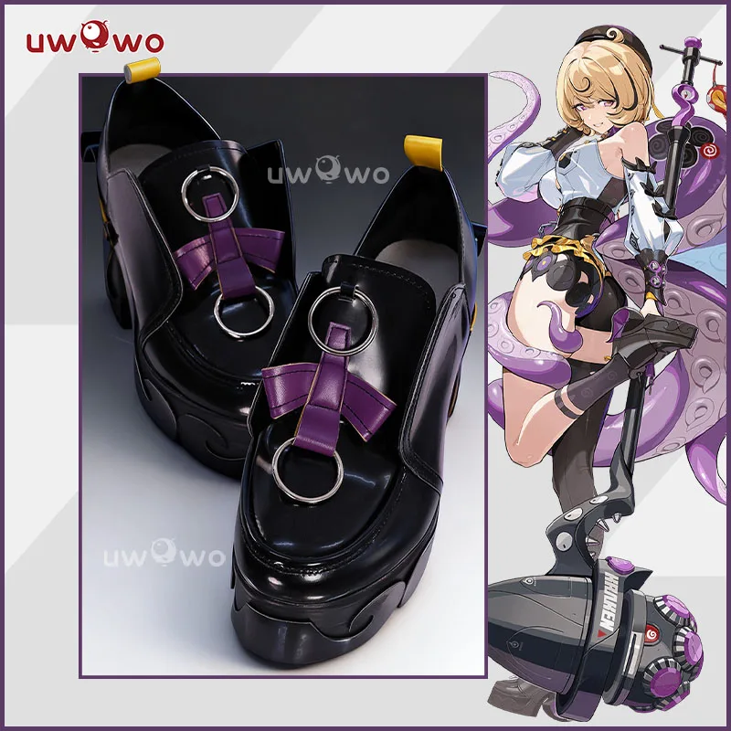 

UWOWO Yidhari Shoes Game Zenless Zone Zero Yidhari Octopus Cosplay Shoes 36-43 Halloween Shoes
