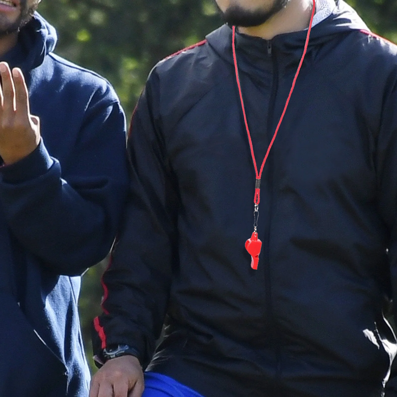 Silbato de supervivencia de emergencia de 3 uds., tamaño pequeño, tono fuerte para acampar al aire libre, llavero de viaje, silbato de baloncesto para árbitro