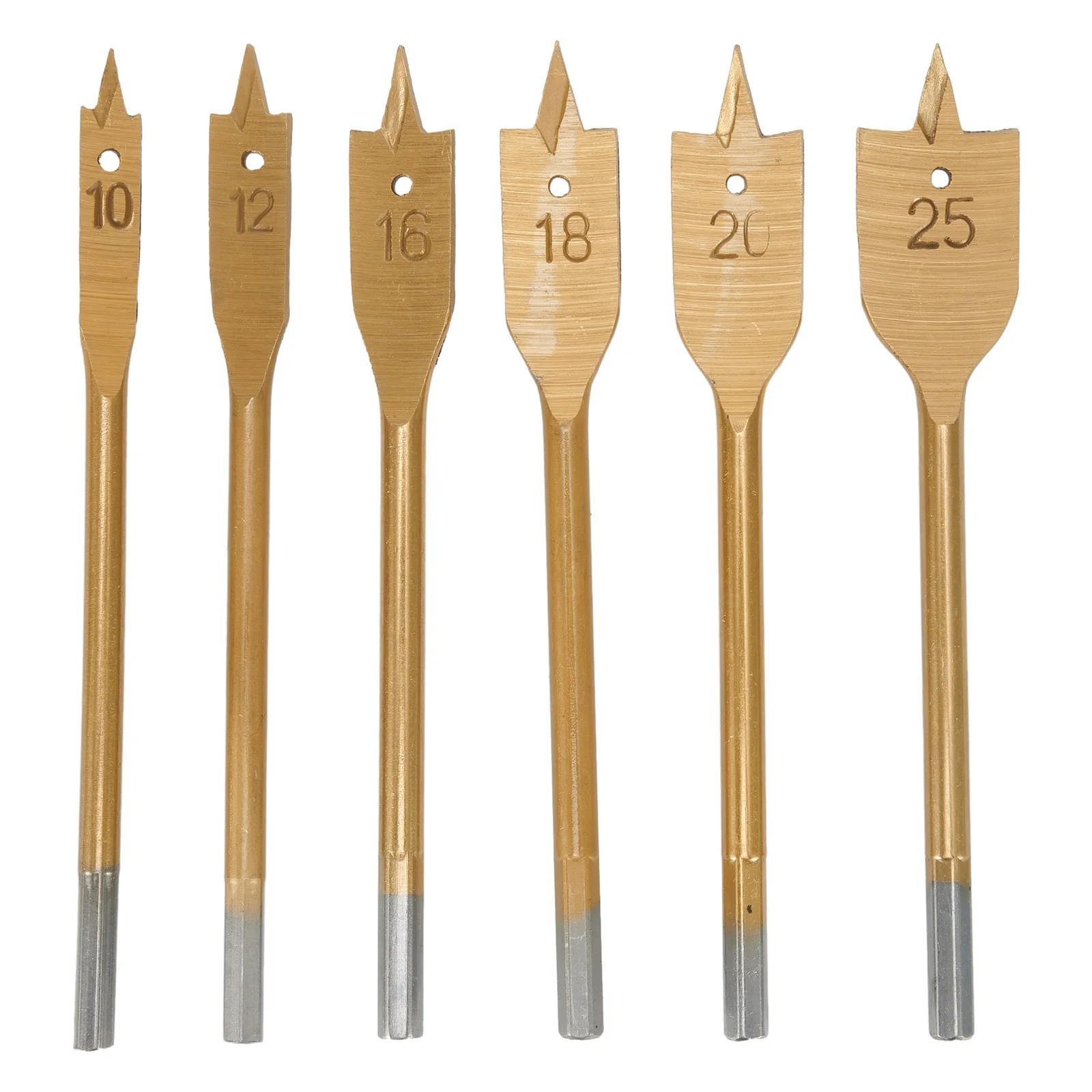 New Practical Bench Hand Drill. Hex Shaped Shank Drill Bit Gold HCS HRC50-HRC58 High Quality For Wood Timber Drilling
