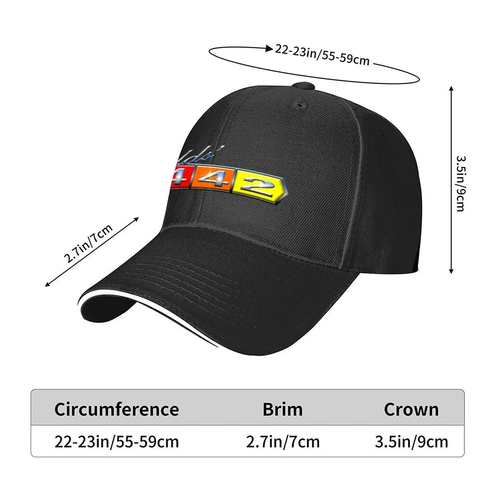 Olds' 442 قبعة بيسبول كروم جديدة في قبعة القبعات للرجال قناع حراري الرجبي للنساء 2025 للرجال