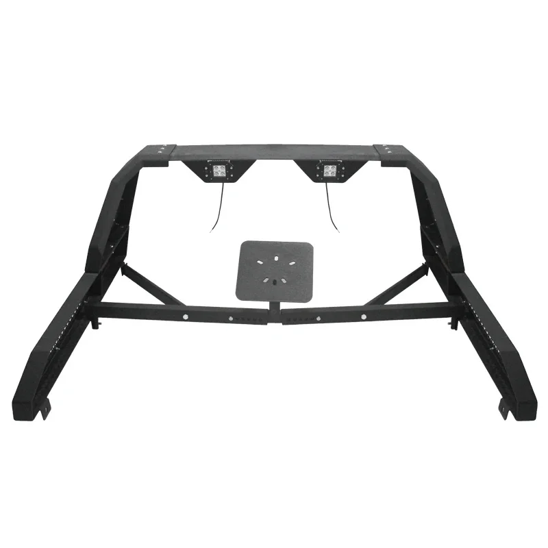 High Quality Steel Anti Roll Cage Roll Bar With Spare Tire Rack 4x4 Offroad Pickup Truck Modified Accessories