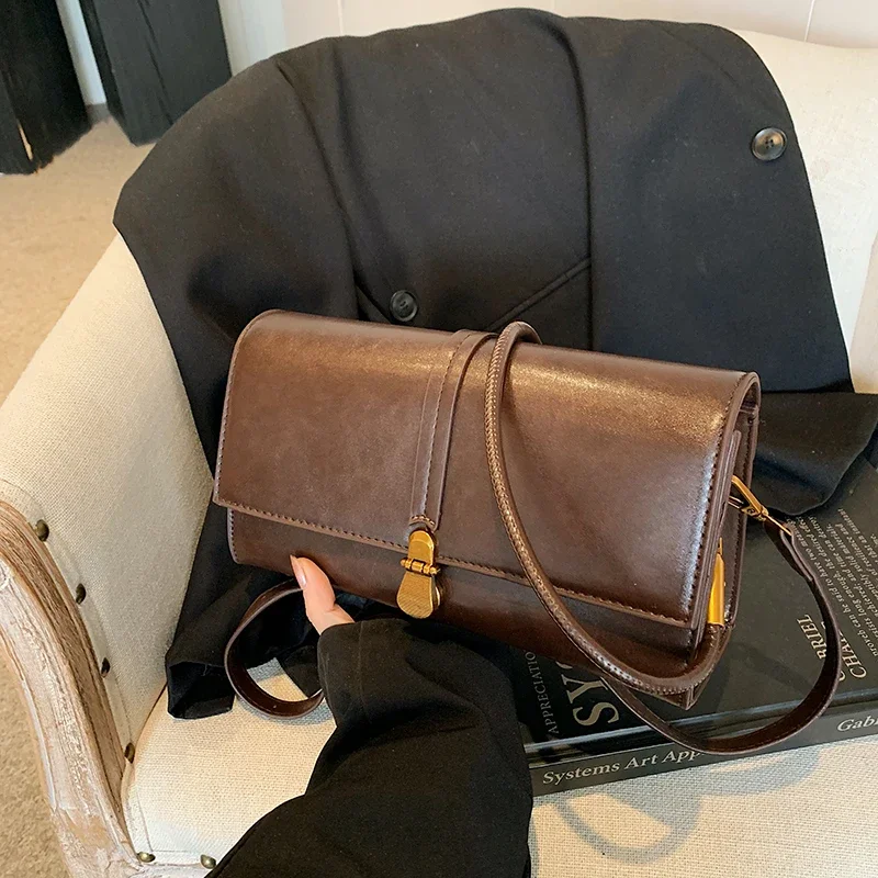 

Popular Classic Elegant Ladies Messenger Bag Shoulder Bag Crossbody Design Leather Handbags By Famous Designer Women