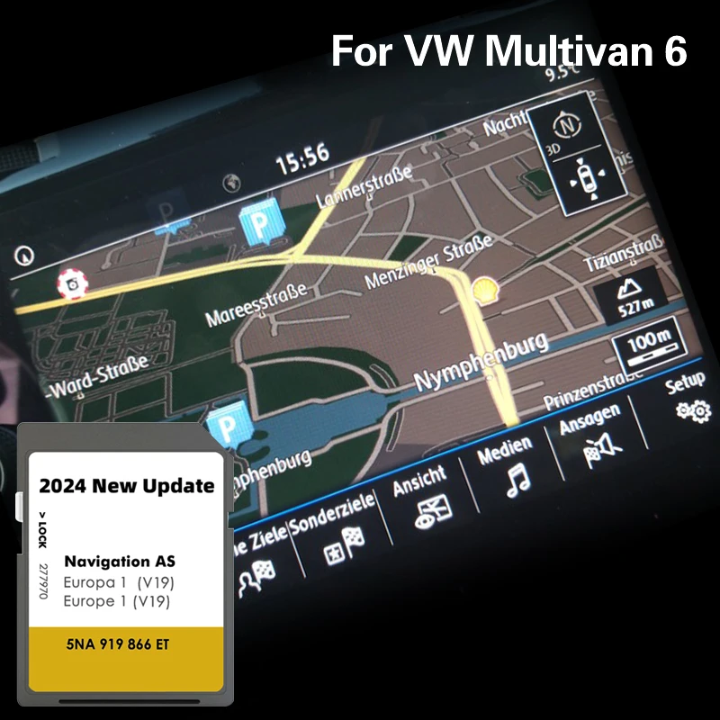 

AS V19 for VW Multivan 6 SD Map Navigation Memory Card 32GB Gps Sat Nav EUROPE