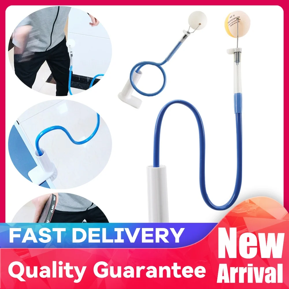 Table Tennis Ball Trainer Ping Pong Training Robot Rapid Rebound Self-Study Robot Ball with Table Clamp for Beginners