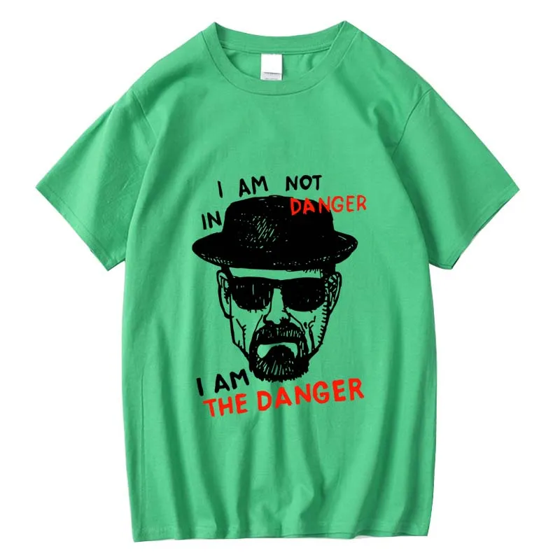 Men\'s T-shirt 100% Cotton Short Sleeve Breaking Bad Men T-shirt Casual Heisenberg Print Tshirt Cool T-shirt Male Men Tops