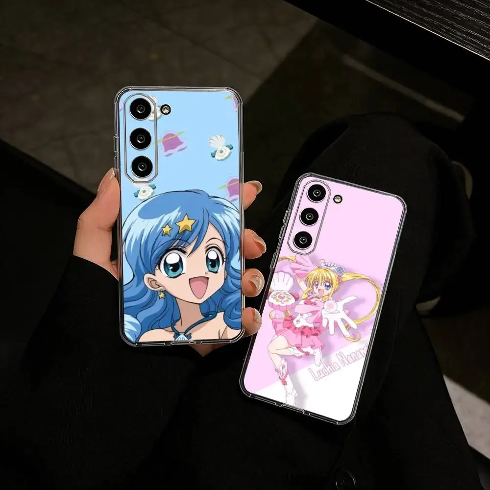 Mermaid Melody Pichi Pitch Phone Case For Samsung Galaxy A91,80,73,72 ,71,53,52,32 ,31,22,21s,20,Transparent Case