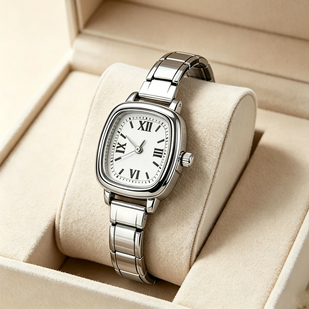Elegant Thin Strap Roman Dial Fashion Women's Watch - Reloj Mujer Girls Clock Gift (Without Box)