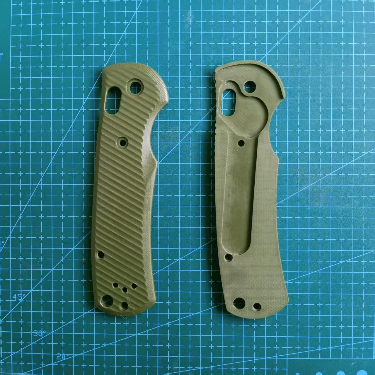 

1 пара зеленых весов с ручкой ножа G10 для ножей Benchmade Griptilian 550/551, аксессуары «сделай сам»