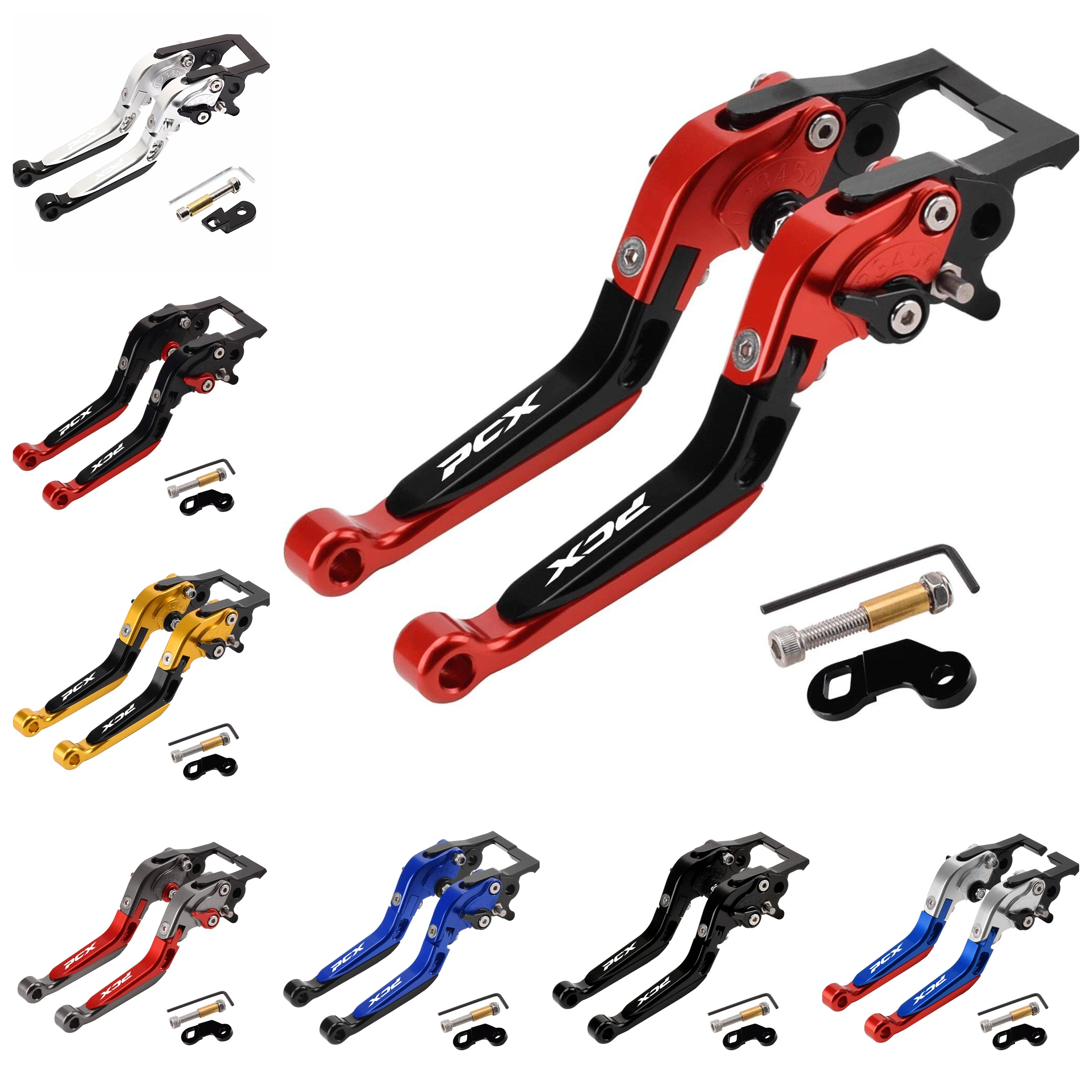 new-for-fit-honda-pcx-160-2020-2024-brake-lever-clutch-lever-handlebar-motorcycle-accessories