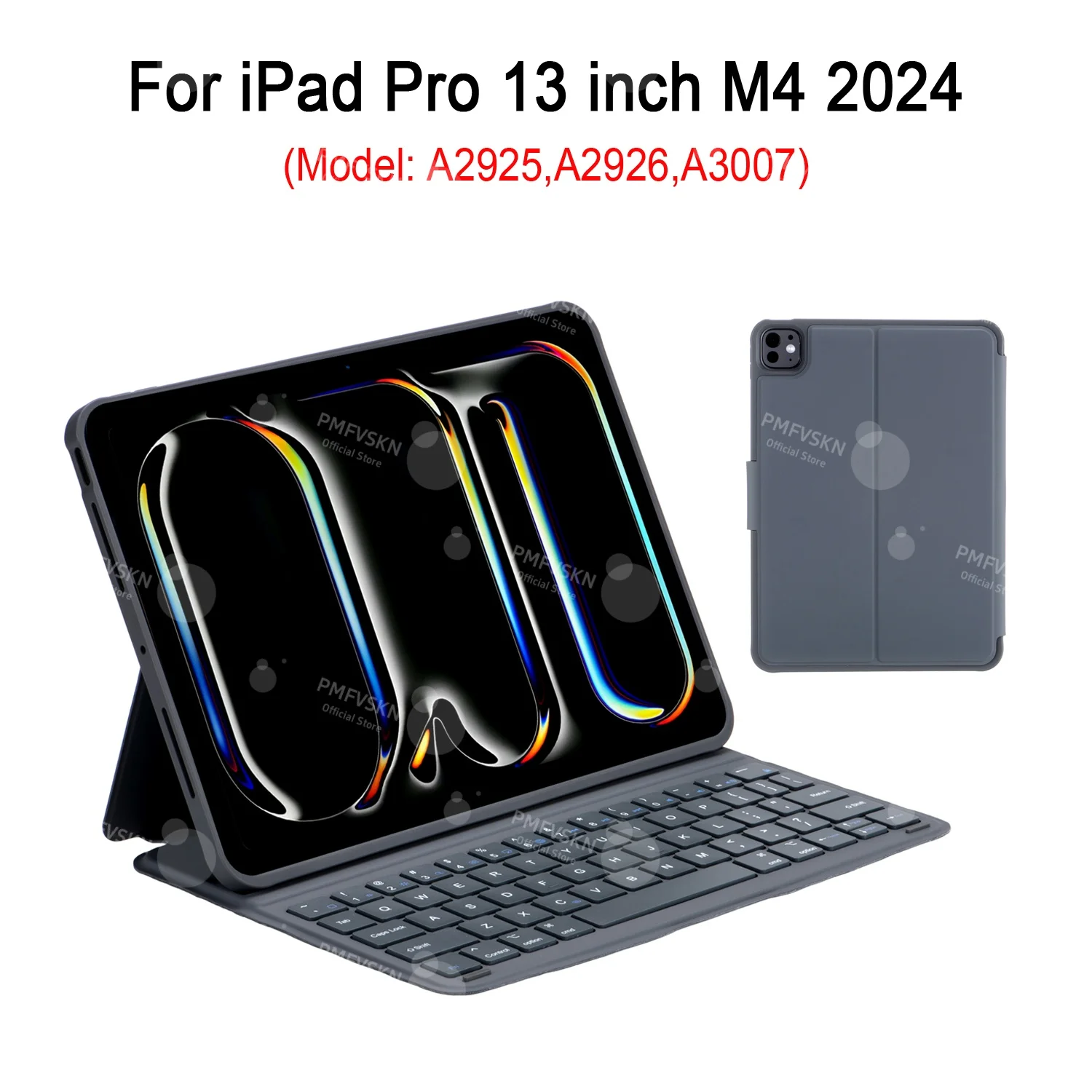 Ultralichte Magic Keyboard Folio Cover voor iPad Air 11, 13, 2024, 11e generatie, A16, 2025, 10e generatie, 10.9, Air 5, 4, hoes voor iPad Pro 11, 12,9, 13 inch