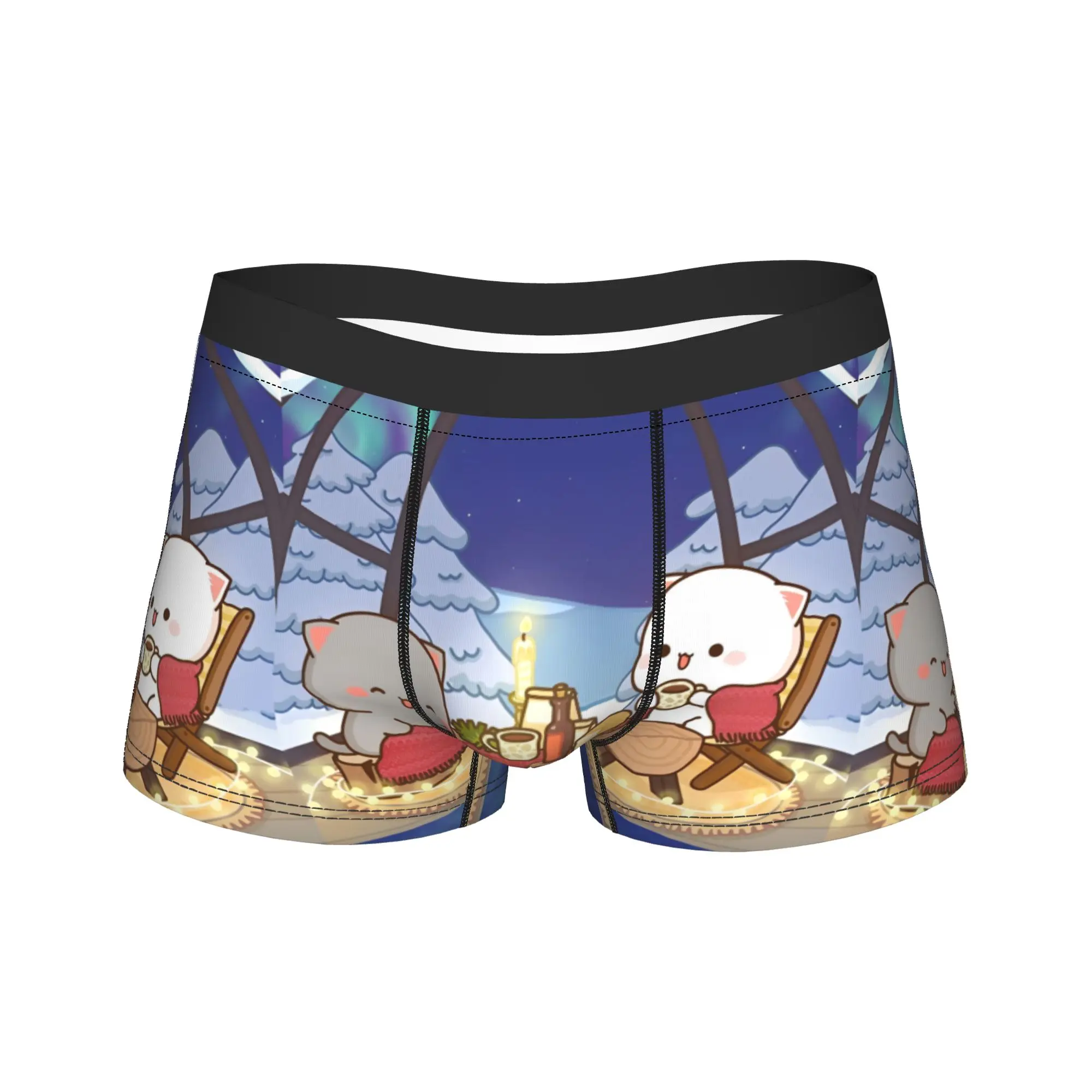 

Боксеры серии Bubu and Dudu, нижнее белье с кармашком, высококачественные дизайнерские шорты-трусы, забавные мужские трусы больших размеров