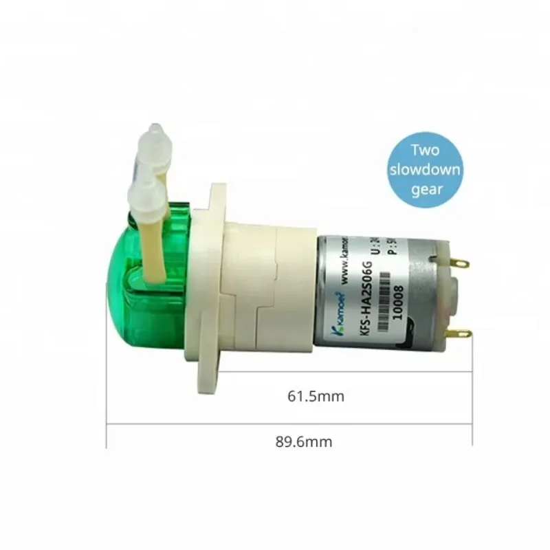 12v KFS DC Brushed Motor Metering Pump  Butyl Acetate Transfer Microplate Washer Self-priming Micro Peristaltic Pump