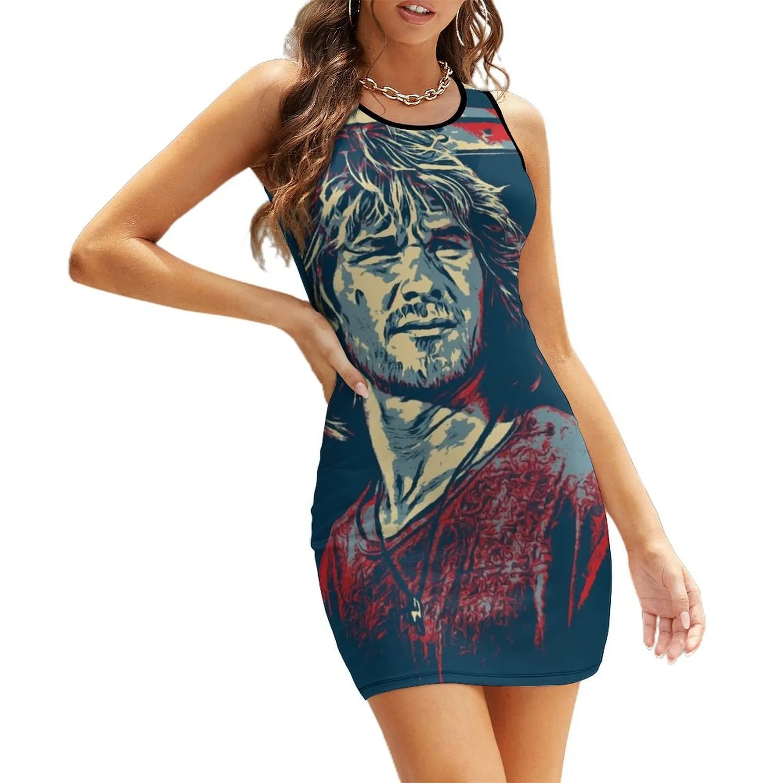 

patrick swayze Sleeveless Sundress clothing women summer 2025 luxury woman evening dress summer dresses for women 2025