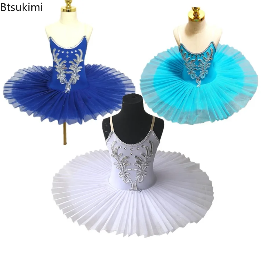 

Летнее балетное платье для женщин, семейный образ, наряды для взрослых и детей, платье-пачка для балерины, одежда для мам и дочерей, танцевальные костюмы