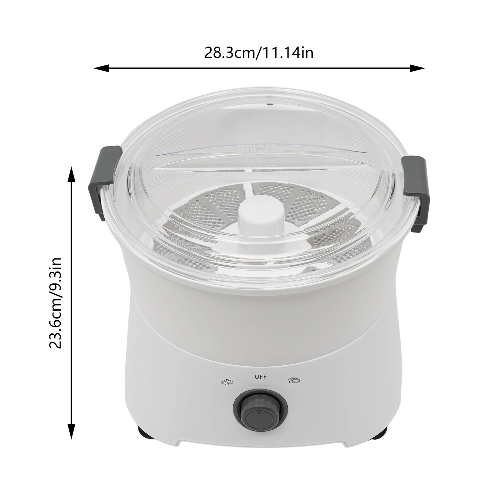 مقشرة البطاطس الكهربائية، آلة تقشير البطاطس الكهربائية التجارية بقدرة 85 وات، مقشرة أوتوماتيكية، مناسبة للبطاطس سعة 1.76 رطلًا #4