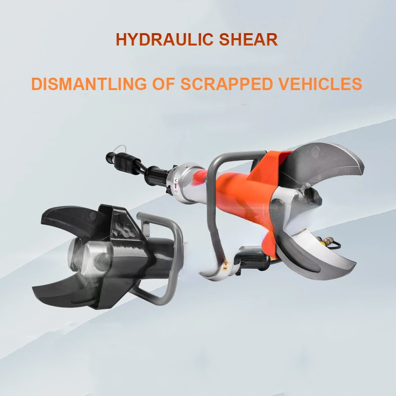 Electric Hydraulic Demolition Tool For Fire Emergency Rescue Powerful Car Shear Car Dismantling Scrapped Vehicle Cutting Machine