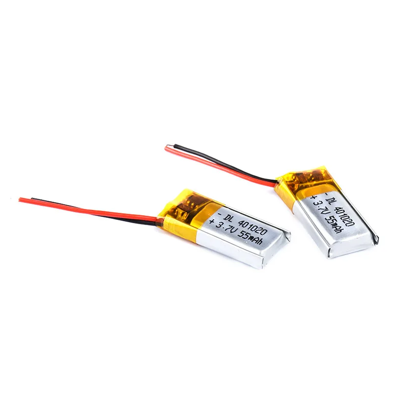 401020 bateria litowo-polimerowa 3.7V zestaw słuchawkowy Bluetooth lampka nocna akumulator 55mah bezpośrednio dostarczany przez manufactur