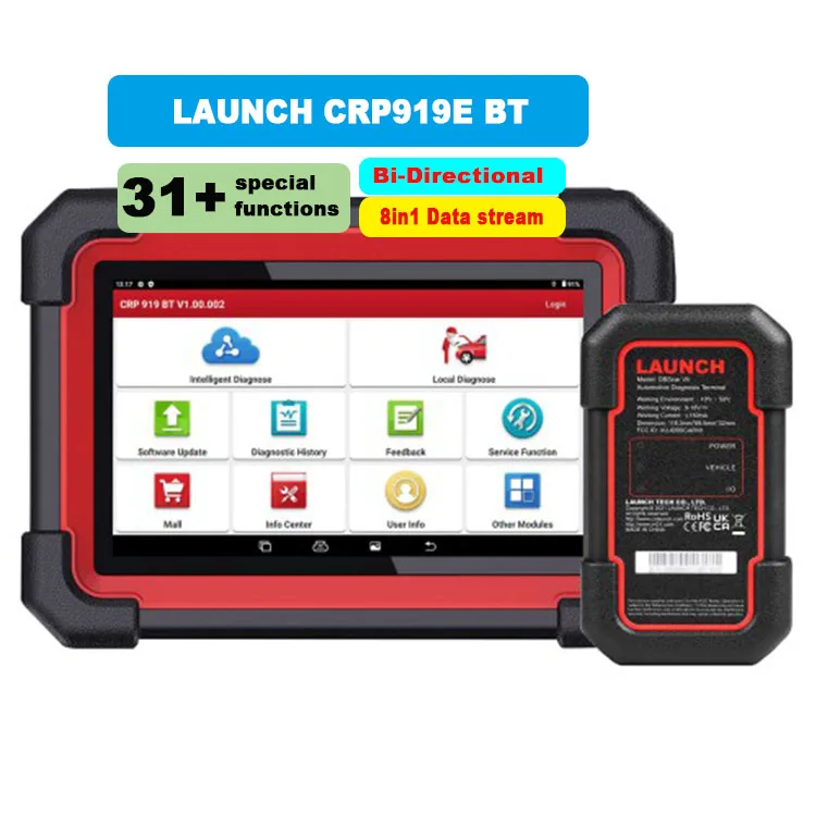 Professional CRP 919E 919X BT engine analyzer Doip SDK ECU Key ABS programmer diagnostic tool is for all cars BC*BM