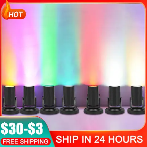 Mini Spotlight 1W LED Colorful  Beam Pinspot High Bright Stage Single Color Lamp Adjustable Beam Lights Moving Head