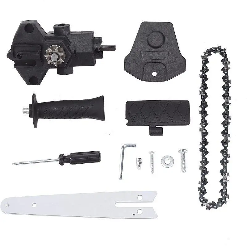4-inch hand electric drill to chainsaw converter Home hand-held mini chainsaw converter head logging saw garden saw