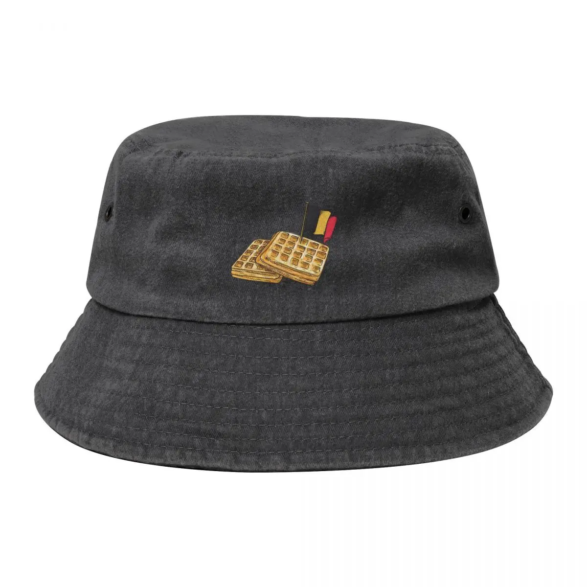 

Belgian Waffles are the best Bucket Hat Trucker Hat Trucker Cap Beach Outing Women Men's