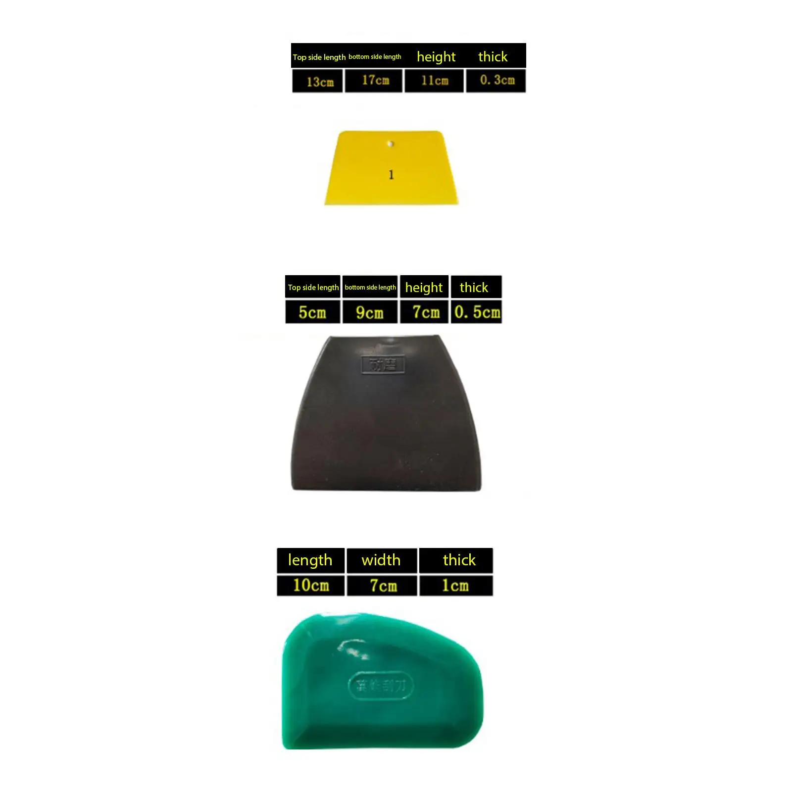 Putty Knife Multipurpose Repairing Car Repair Automotive Reusable Comfort Putty Applying for Wall Decorating Drywall
