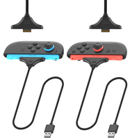 2 in 1 Magnetic Charging Cable 3/1M Portable Braided Charger Cable Game Controller Joy Pad Charger Cable for Nintendo Switch 2