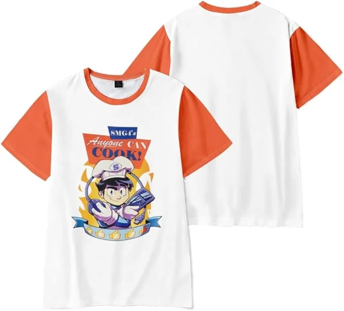 SMG4 Merch T-shirt voor mannen en vrouwen Cosplay Mode 3D T-shirt Unisex Casual korte mouw