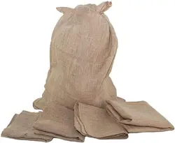 Burlap Bag Potato Sack Race Bags Biodegradable Reusable Burlap Sack Food-Safe Sacks for Field Day Games Vegetables & Gardening