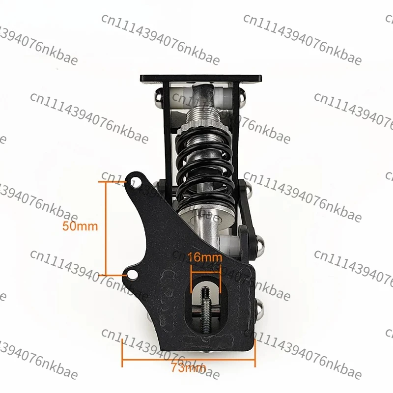 2-Piece/Pair Spring Shock Absorption Suspension Bracket for Single Axle Electric Hub Wheel Air Cushion Plate